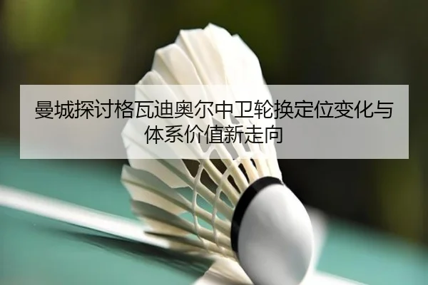 曼城探讨格瓦迪奥尔中卫轮换定位变化与体系价值新走向